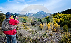 Nature photographer in Colorado