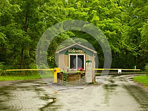 Nature preserve entrance