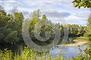 Nature reserve Bislicher Insel, Lower Rhine Region, Germany