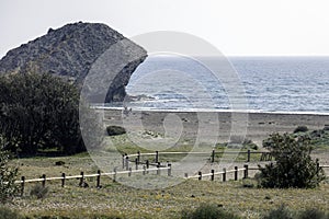 Nature reserve of Gata-Nijar`s End, Almeria. Andalusia, Spain. photo