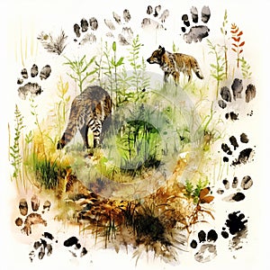 Nature's Autographs: Unraveling the Language of Animal Tracks photo