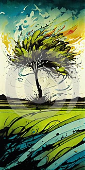 Nature\'s Chaos: A Visual Journey Through Wind, Waterways, and Energy