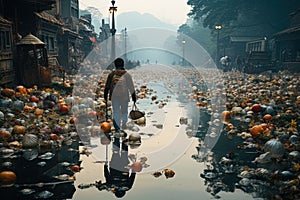 Nature's Cry for Help: Explore a town suffocated by mountains of trash,