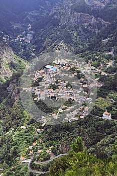 Nature's Embrace: Currar Las Freiras Village Amid Madeira's Mountains photo