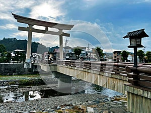 Nature\'s Embrace: Hida\'s Tranquil Jinja Temple in Takayama, Gifu Prefecture, Japan