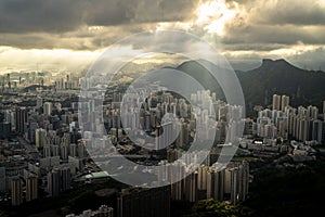 Nature`s light at kowloon peak