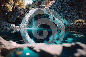 How Unreal Engine 5 Brings a Hidden Waterfall Island to Life with Hyper-Detailed Perfectio photo