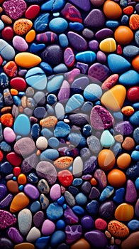 Nature\'s Palette: Vibrant Medley of Multicolored Gemstones