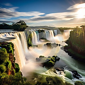 Nature\'s Symphony: Iguazu Falls, Brazil, and Argentina