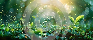 Nature\'s Symphony: Renewables Harmonizing with the Environment. Concept Renewable Energy, photo