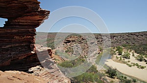 Nature`s Window Kalbarri aerial