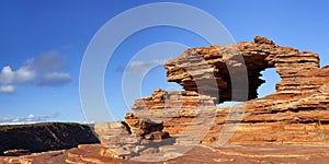 Nature's Window natural rock arch in Kalbarri NP, Western Austra