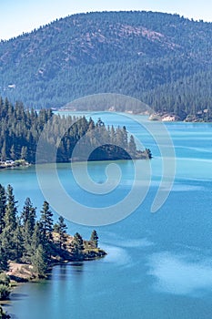 Nature scenics around spokane river washington