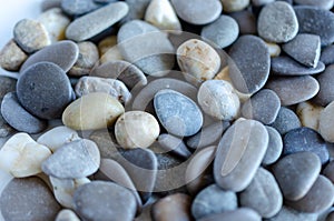 Nature sea beach stone pebbles, abstract texture background