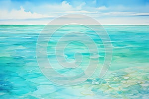 Nature sea water beach ocean blue tropical beauty sky background background landscape summer