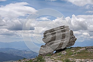 Nature Spot torcal of Antequera in the province of Malaga, Andaluci