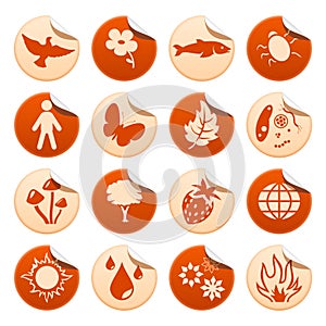 Nature stickers
