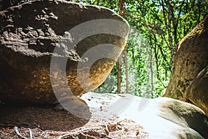 Nature stone reserve in Poland