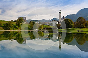 Nature swimming pool in Reith, Austria