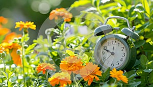 Nature themed alarm clock marks transition from summer to fall as daylight saving time ends