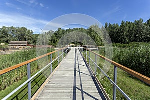 Nature trail at the Lake Tisza Ecocentre in Poroszlo photo