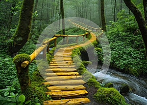 nature trail rain forest