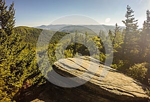 Nature trail scenes to calloway peak north carolina photo