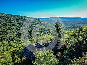 Nature trail scenes to calloway peak north carolina photo