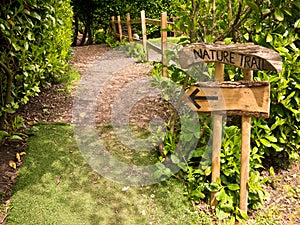 Nature Trail Sign