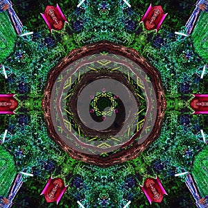 Nature transformation vert ondulations Amazing