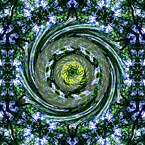 Nature transformation vert ondulations Amazing