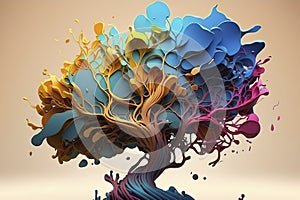 Nature through various styles of tree art! From color art to digital, these stunning images capture the essence of the nature.