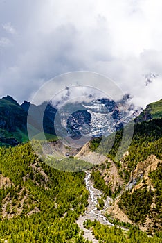 Nature view in Annapurna Conservation Area, Nepal