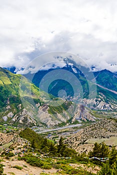 Nature view in Annapurna Conservation Area, Nepal