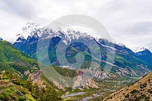 Nature view in Annapurna Conservation Area, Nepal