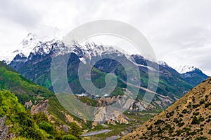 Nature view in Annapurna Conservation Area, Nepal