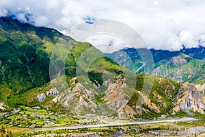 Nature view in Annapurna Conservation Area, Nepal