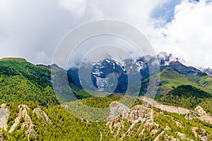 Nature view in Annapurna Conservation Area, Nepal