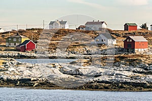 Nature and view of the coast in Norway