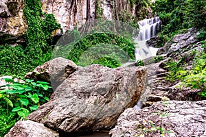 Nature waterfall landscape photo