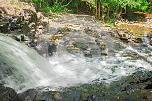 Nature with waterfall and stream in Itacare