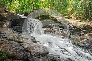 Nature with waterfall and stream in Itacare