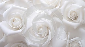 nature white roses background