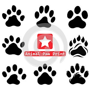 Natures Signature Explore Animal Paw Print Silhouettes for Creative Projects
