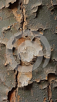 Natures texture Plane tree bark background with intricate bark texture