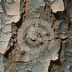 Natures texture Plane tree bark background with intricate bark texture