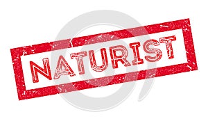 Naturist rubber stamp photo