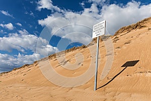 Naturist space sign photo