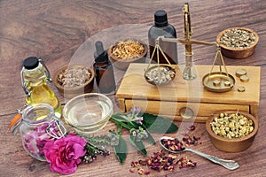 Naturopathic Healing Herbs and Flowers for Skincare photo