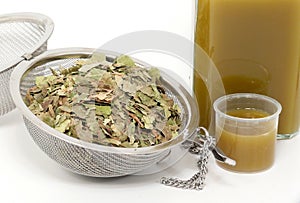 Naturopathy, dried birch leaves